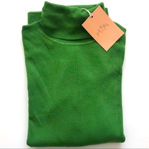 Pearl by Lela Rose Turtleneck size XL Green Knit